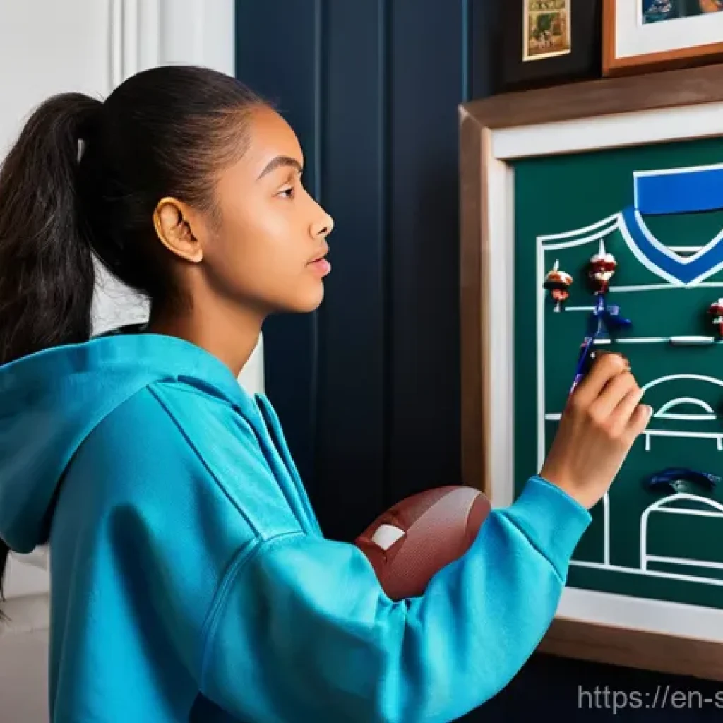 축구 관련 뉴스레터 운영법 - **Prompt:** A young, diverse woman with a thoughtful expression, wearing a comfortable but stylish o...