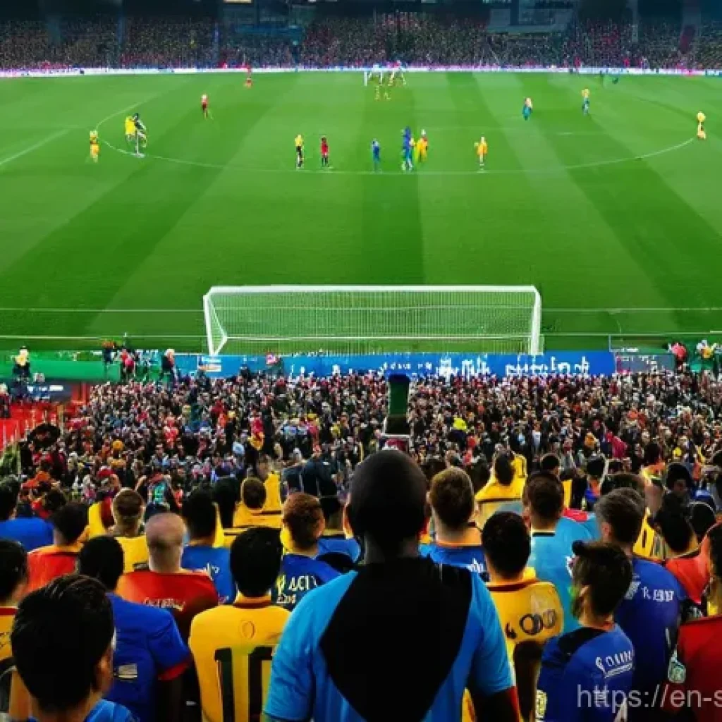 축구 로봇 심판 가능성 - **Prompt 1: The VAR Decision - A Moment of Tension**
    "A professional football match under bright...