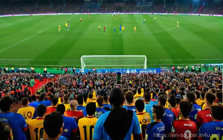 축구 로봇 심판 가능성 - **Prompt 1: The VAR Decision - A Moment of Tension**
    "A professional football match under bright...