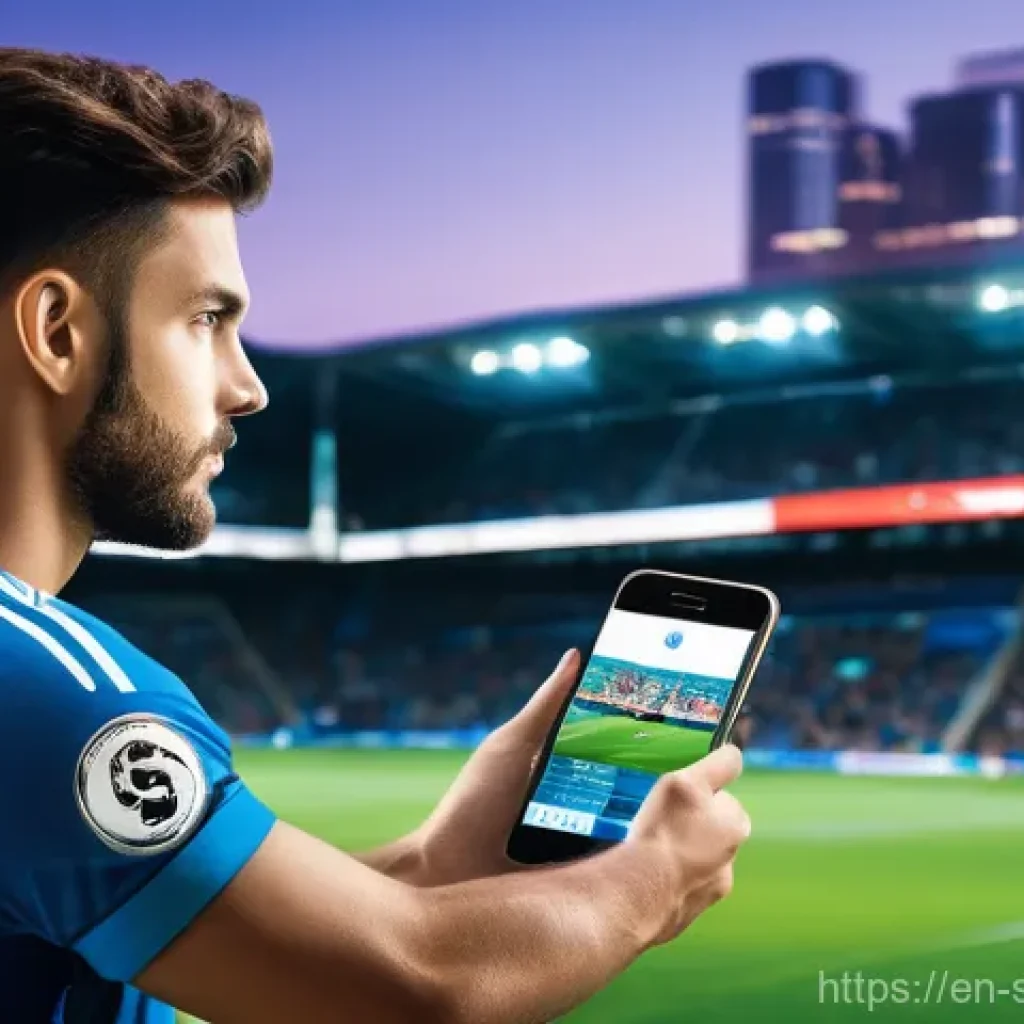 축구 매거진 트렌드 - **Prompt: The Digital Transformation of Football Fandom**
    "A vibrant, dynamic scene depicting th...