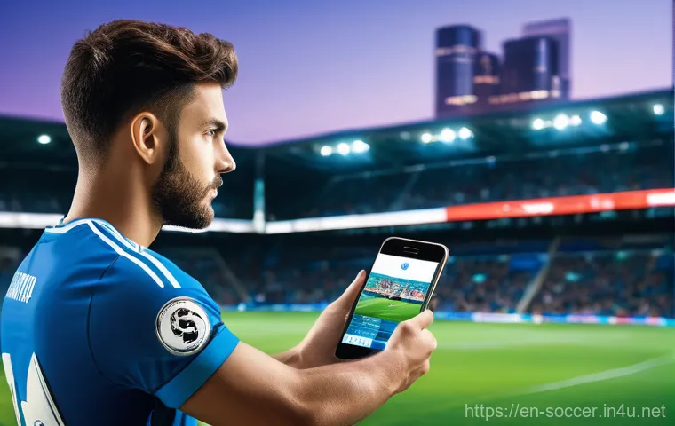 축구 매거진 트렌드 - **Prompt: The Digital Transformation of Football Fandom**
    "A vibrant, dynamic scene depicting th...