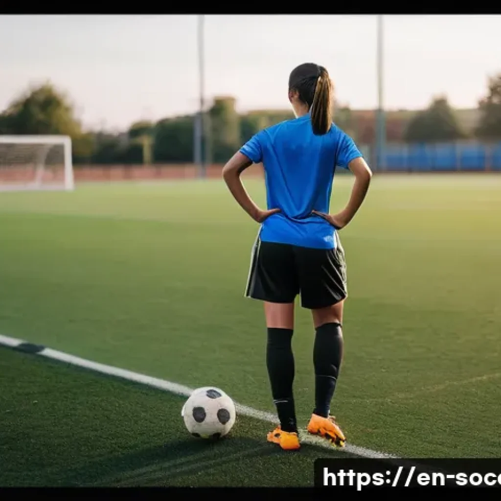 축구 유망주 스토리 공유 - **Prompt:** A highly dedicated, young male or female football (soccer) player, aged 17, is intensely...